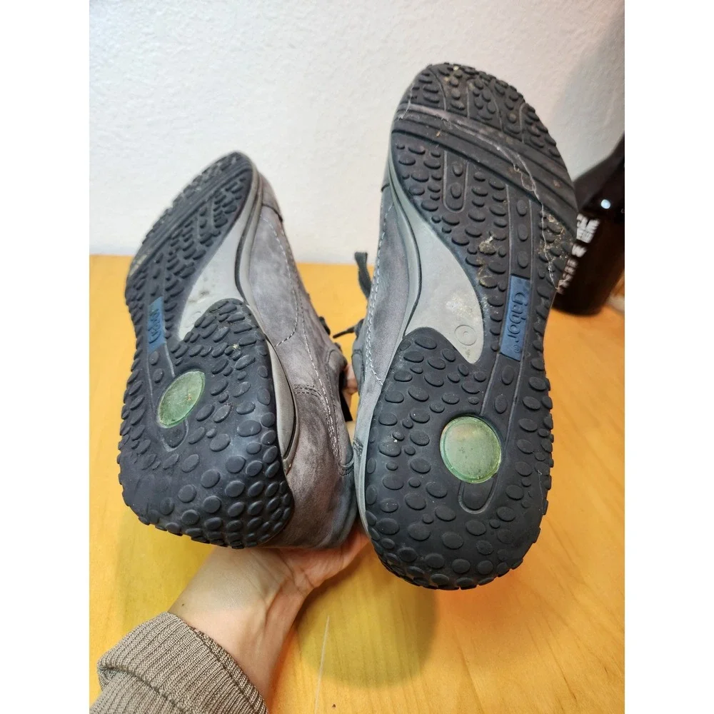 Gabor Comfort Men's Gray Suede‎ Walking Sneakers 6 women 7.5 EU 39